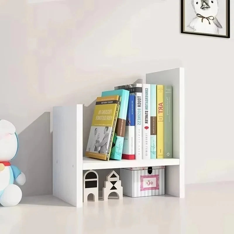 Telescopic Desktop Bookshelf & Storage Rack