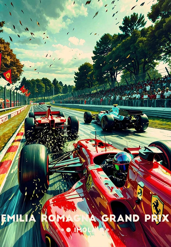 Iconic Racing Car Wall Art Collection