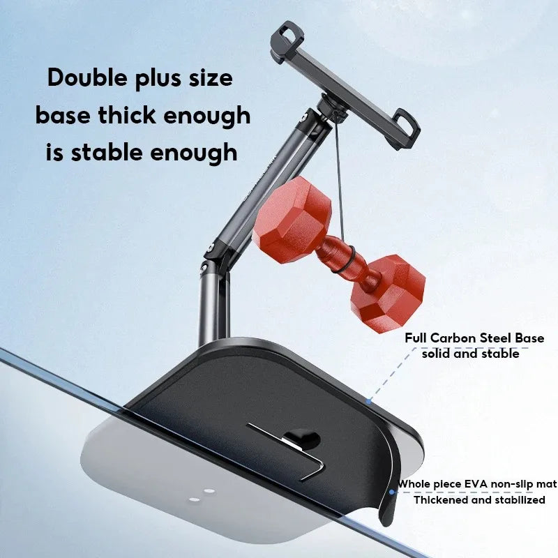 Adjustable Long-Arm Desk Tablet & Phone Stand