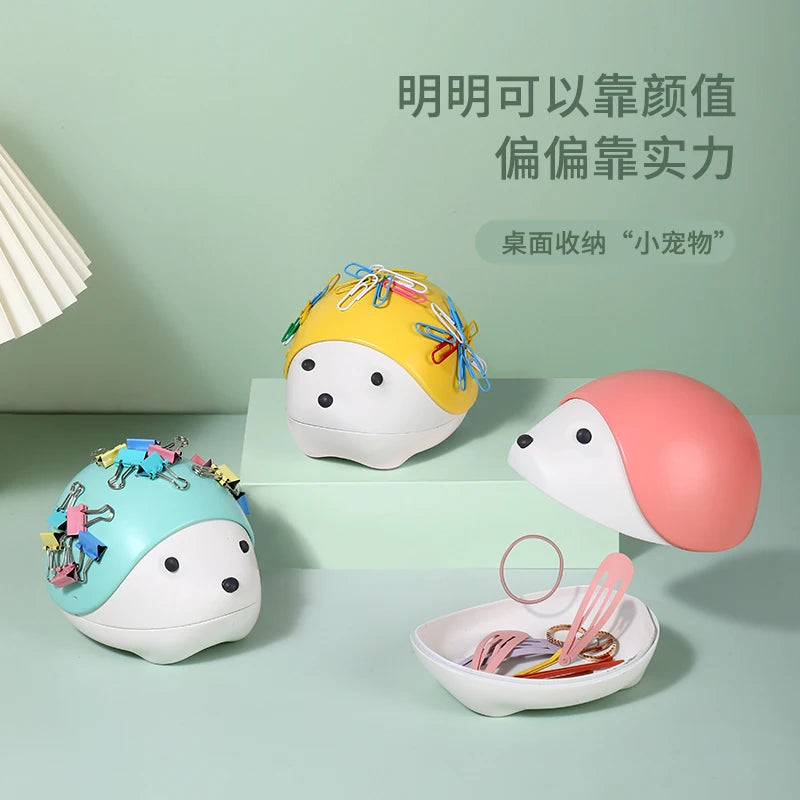 Magnetic Hedgehog Paper Clip Holder