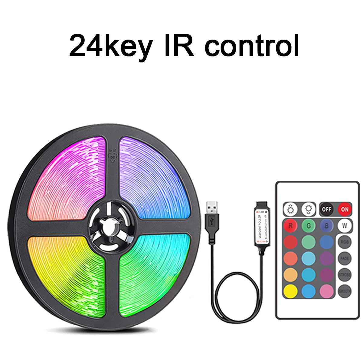 RGB LED Strip Light with Remote Control