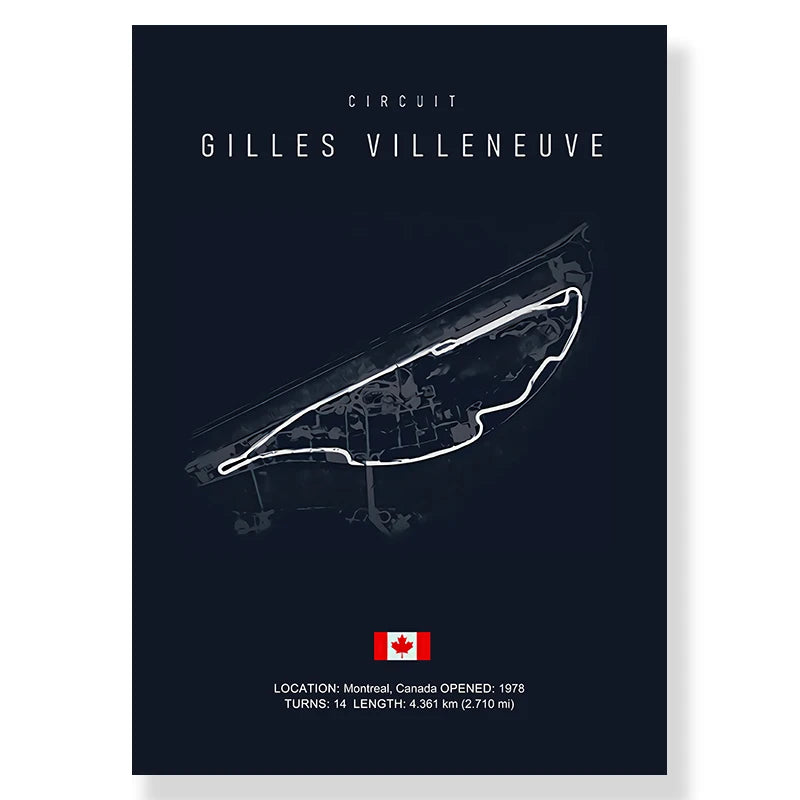 Imola & Monaco Circuit Wall Art Collection
