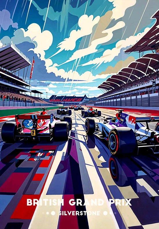 Iconic Racing Car Wall Art Collection