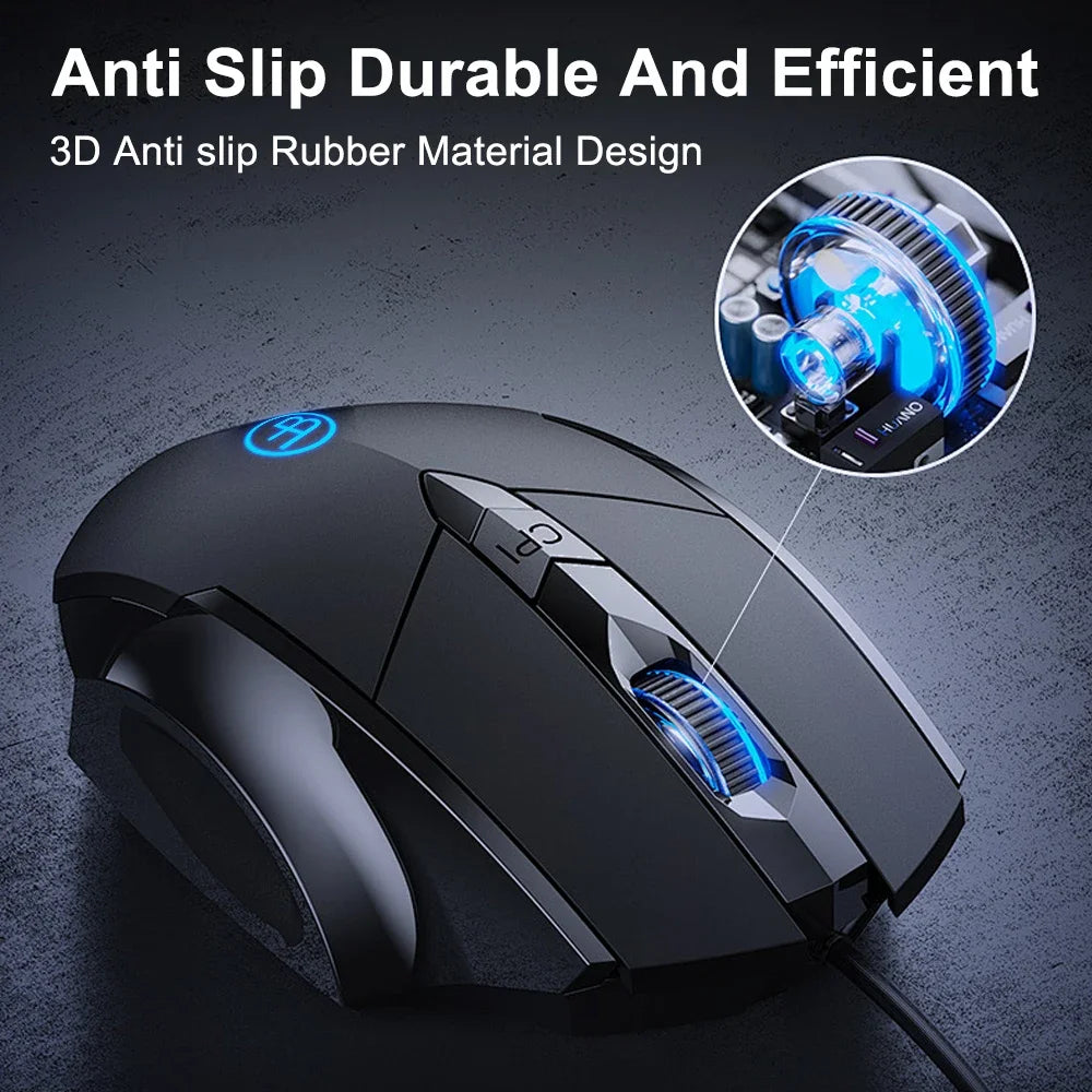 7200 DPI RGB 6-Button Wired Gaming Mouse