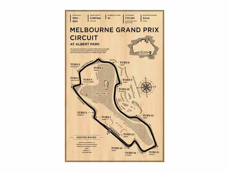Monaco Grand Prix Racing Wall Art Collection