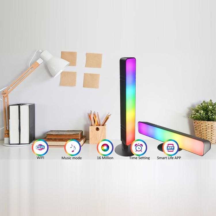 D04 RGB Music-Sync Gaming Light Bars – 2 Pack