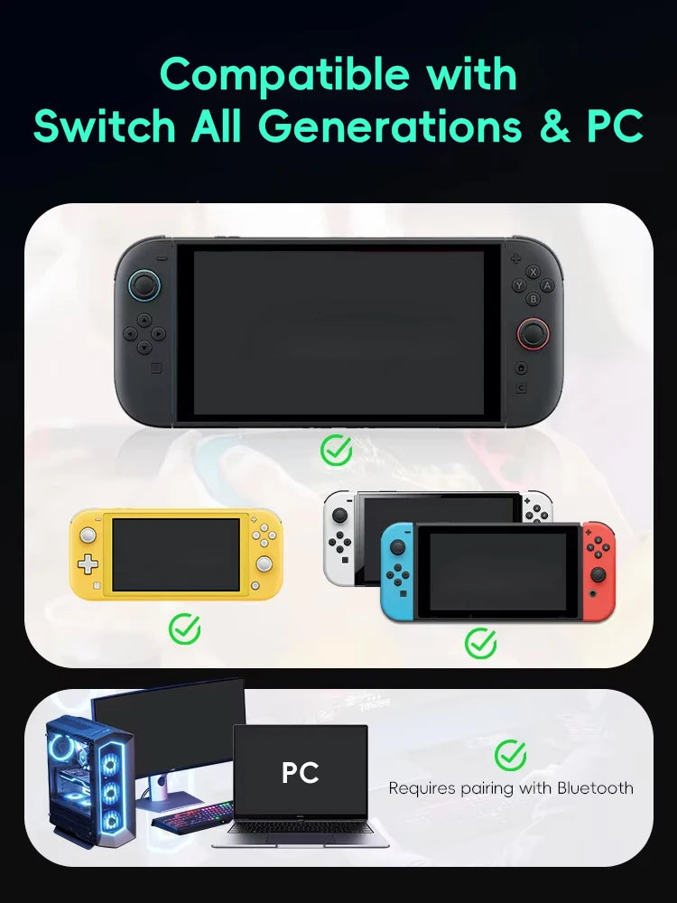 DATA FROG RGB Wireless Controller for Switch & PC