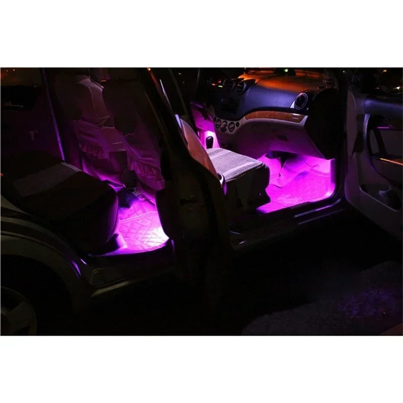 12V RGB Car Interior LED Strip Light