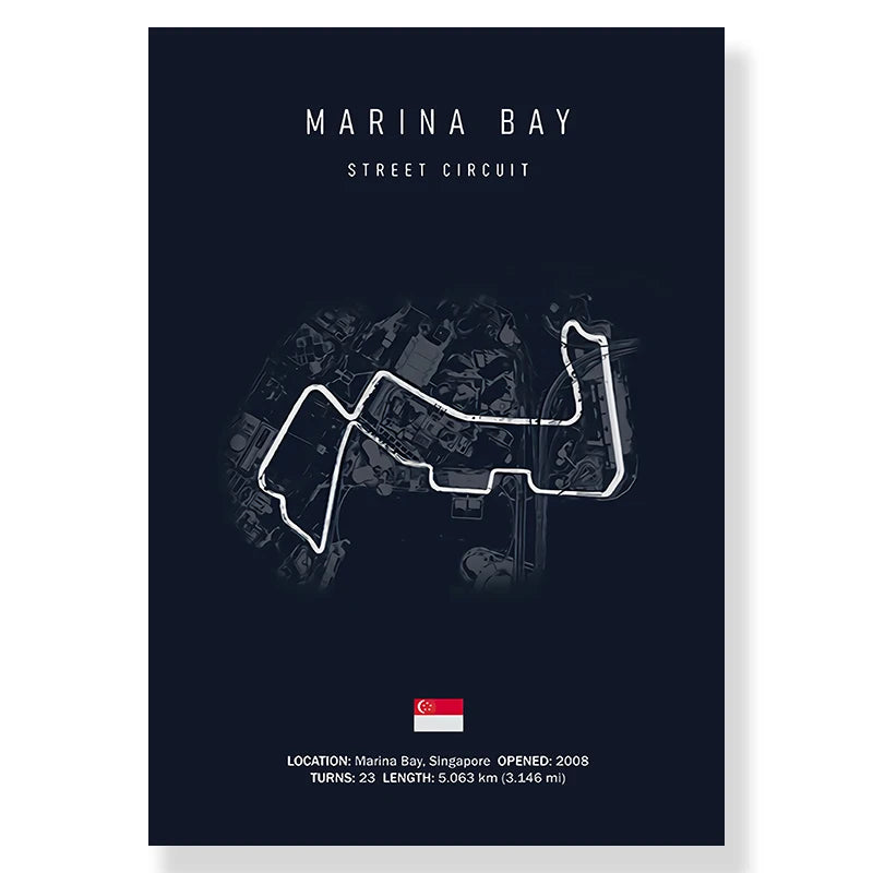 Imola & Monaco Circuit Wall Art Collection