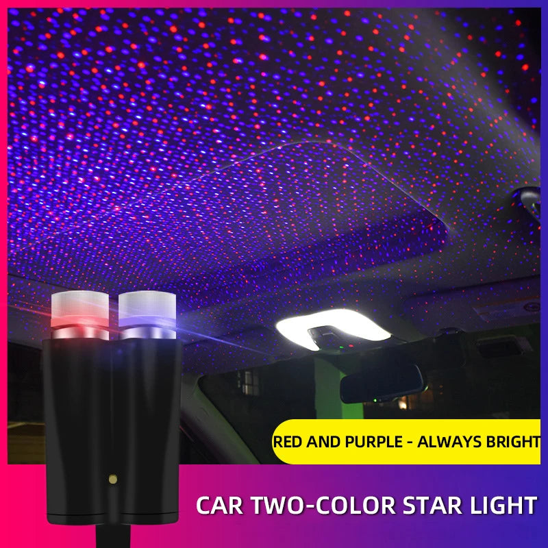 USB Car Roof Star Projector Light