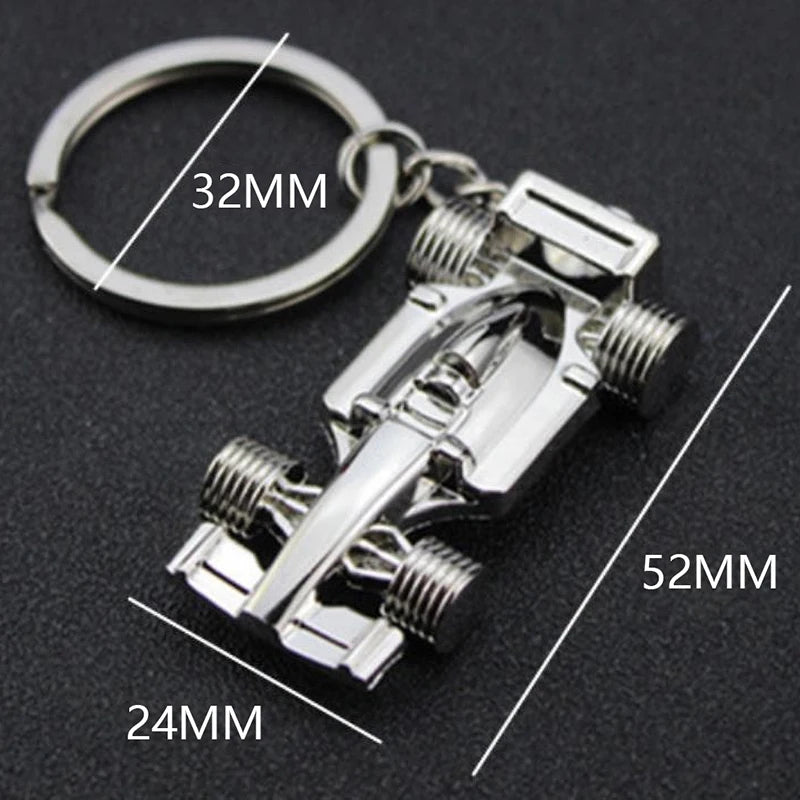 Mini Racing Car Keychain