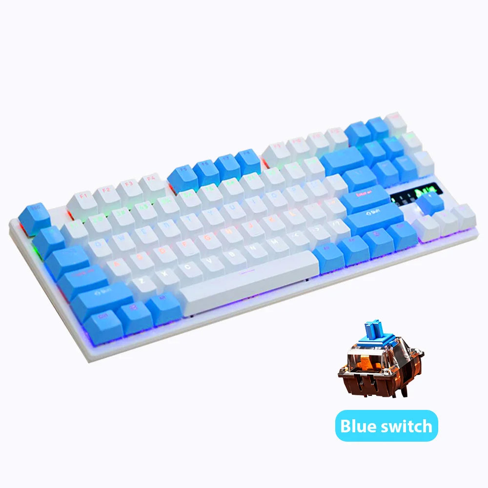 87-Key Hot-Swappable Backlit Mechanical Keyboard