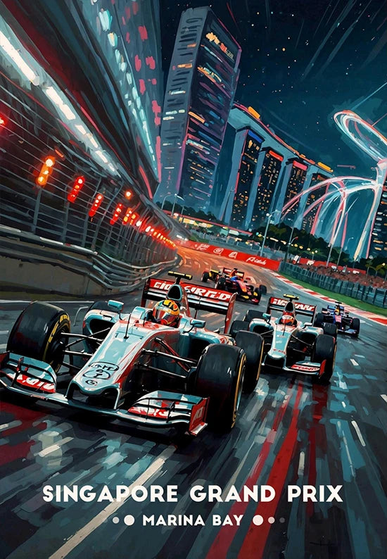 Iconic Racing Car Wall Art Collection
