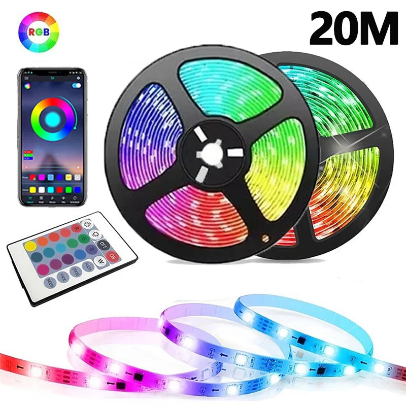 Bluetooth RGB USB LED Strip Light