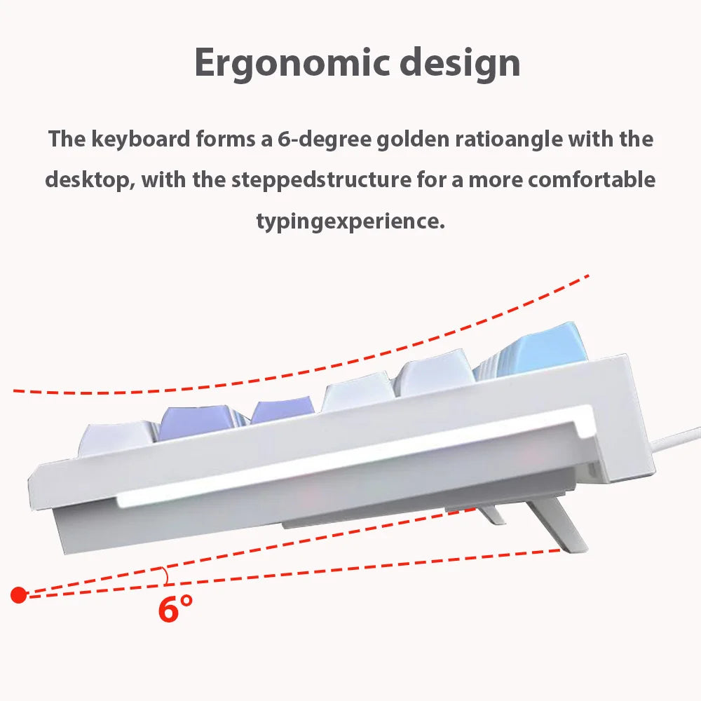 87-Key Hot-Swappable Backlit Mechanical Keyboard
