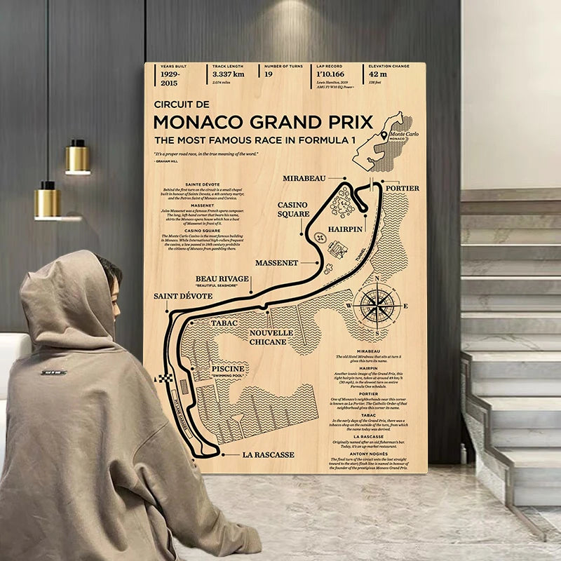 Monaco Grand Prix Racing Wall Art Collection