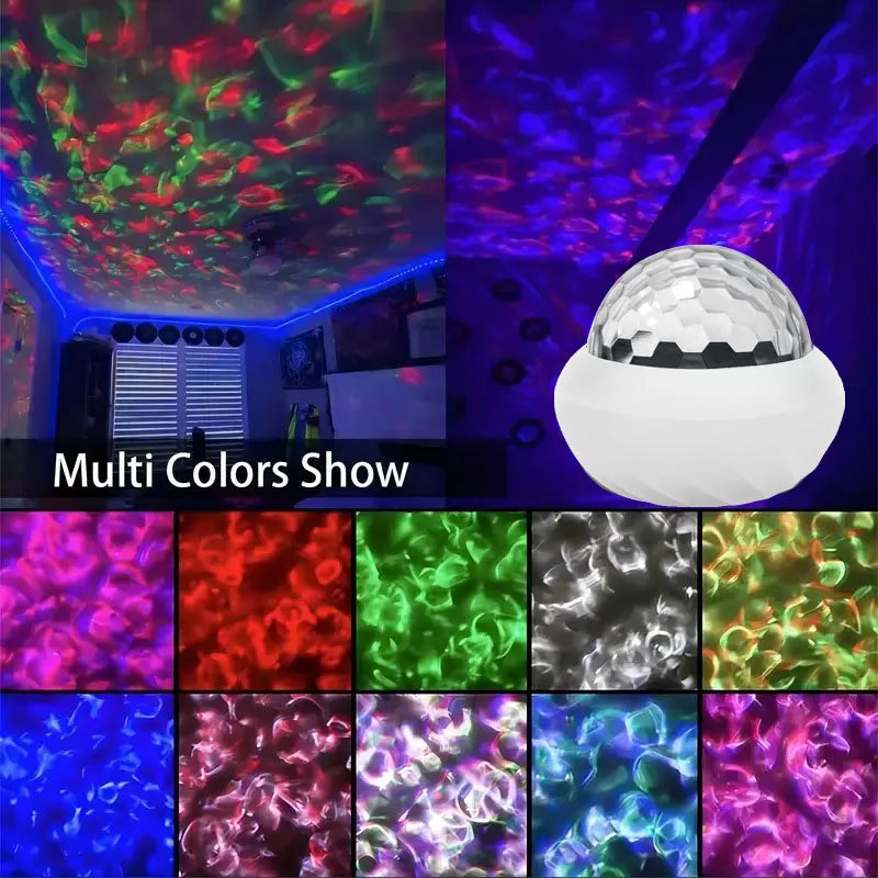 USB Aurora & Water Ripple Projector Light