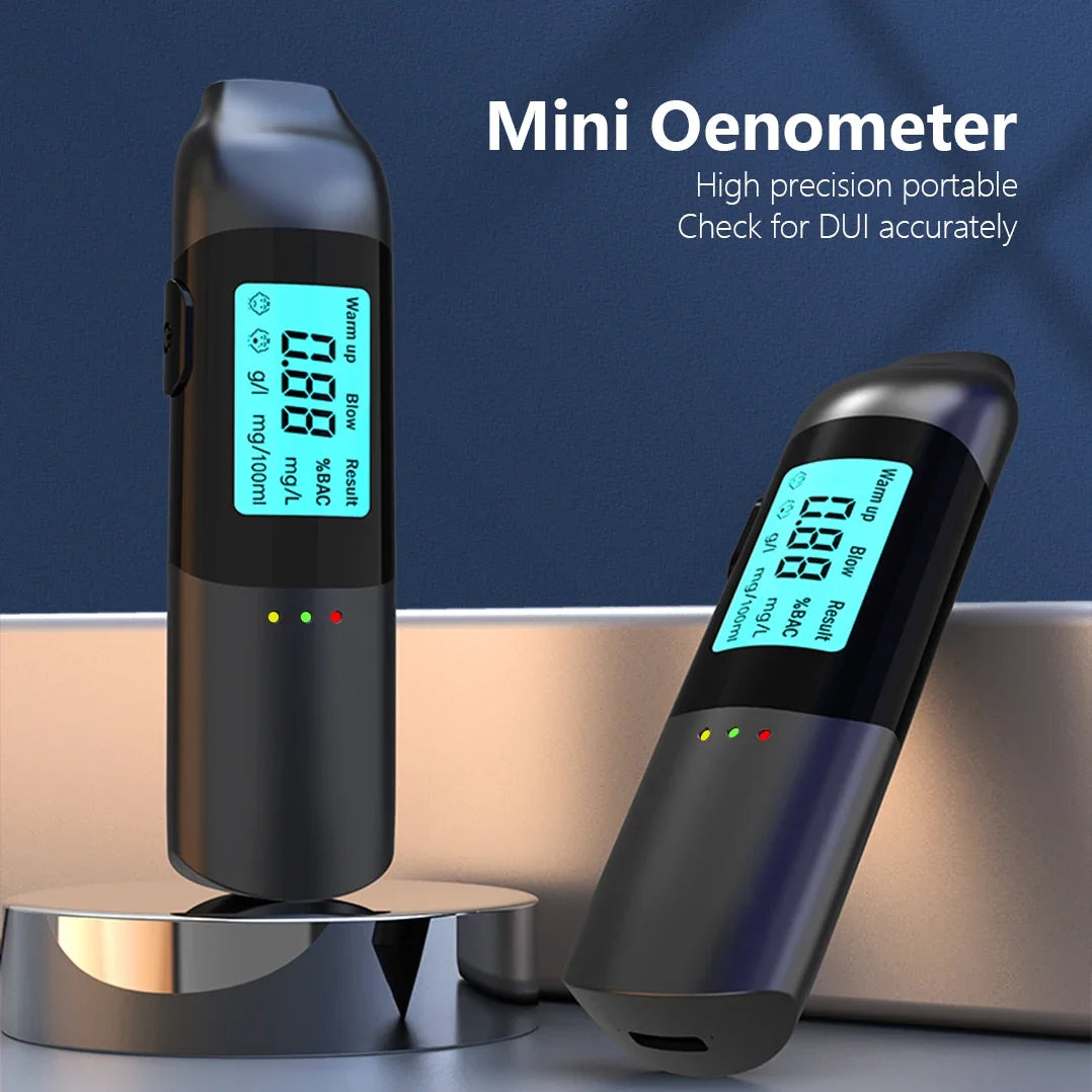 USB Rechargeable Digital Breath Alcohol Tester