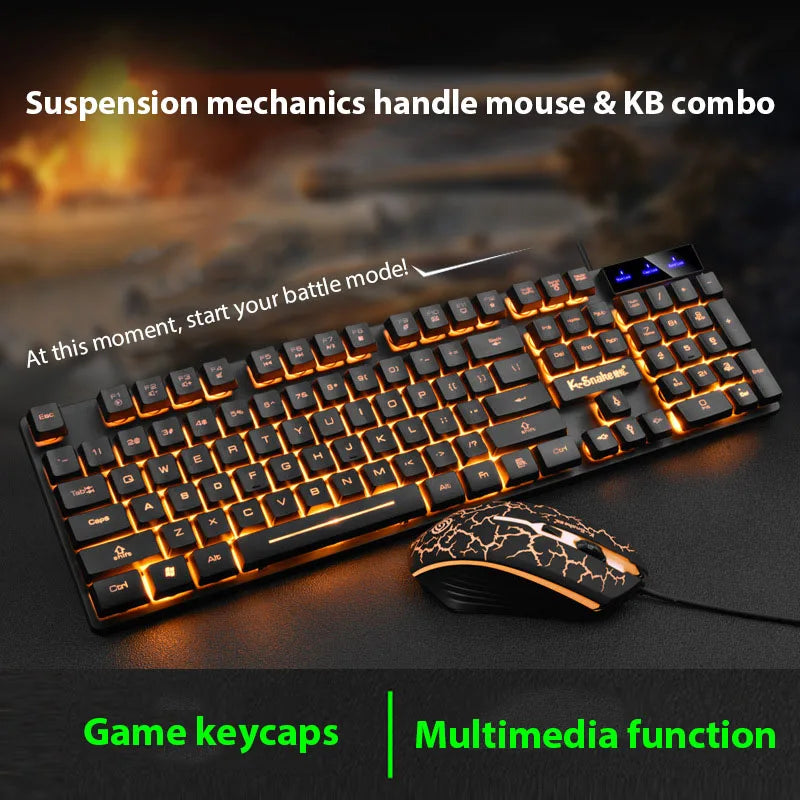 KM320 Backlit Keyboard & Mouse Set