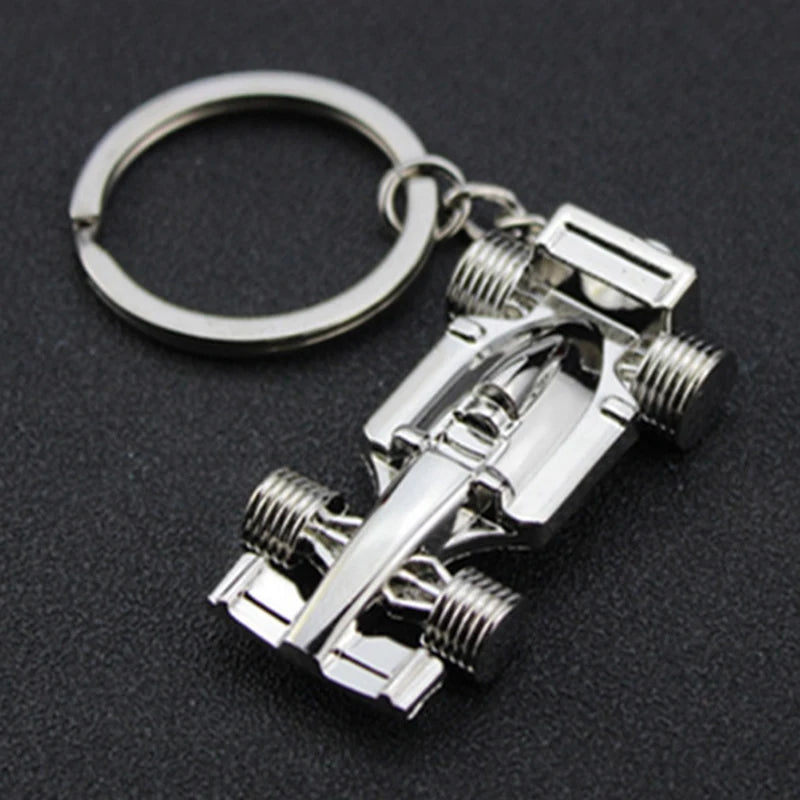 Mini Racing Car Keychain