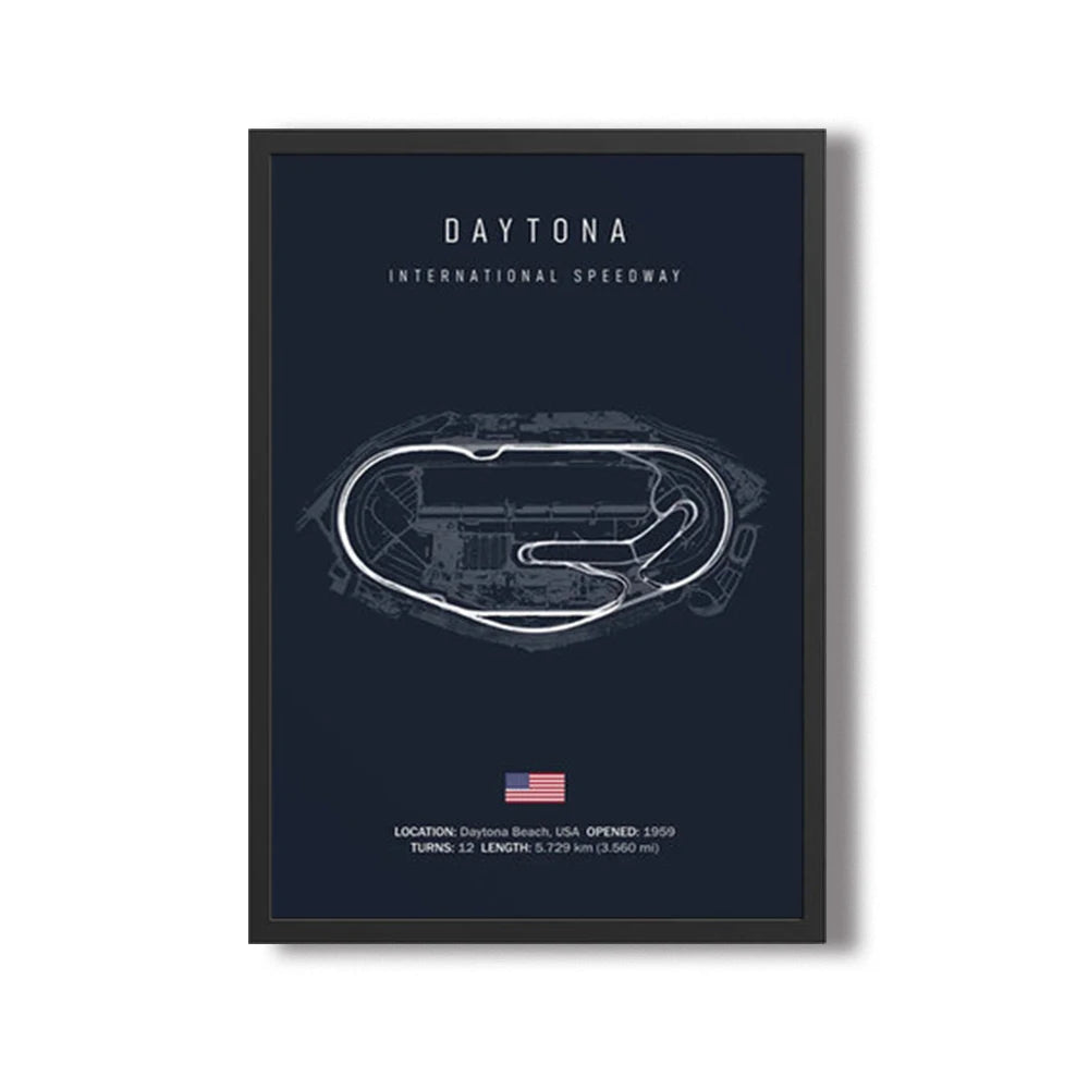 Grand Prix Circuit Map Wall Art Collection