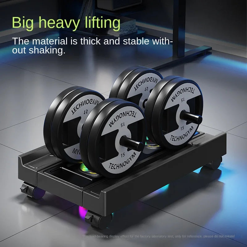 BEISHI Adjustable RGB PC Tower Stand with Cooling Fan Option