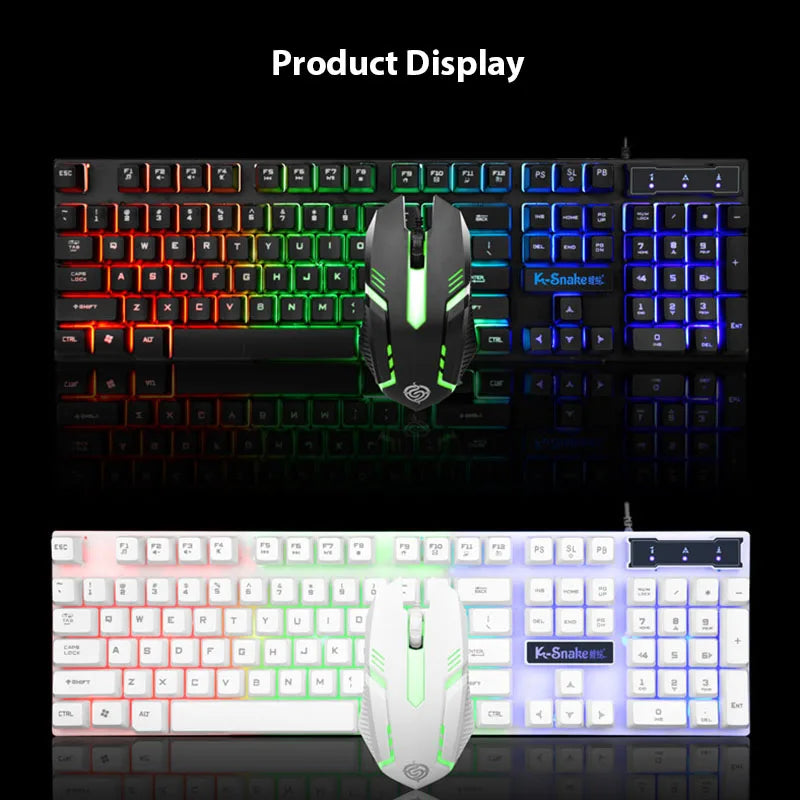KM320 Backlit Keyboard & Mouse Set