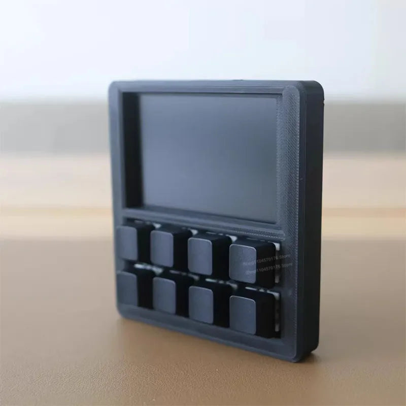 3.5″ LCD Programmable 8-Key Macro Pad