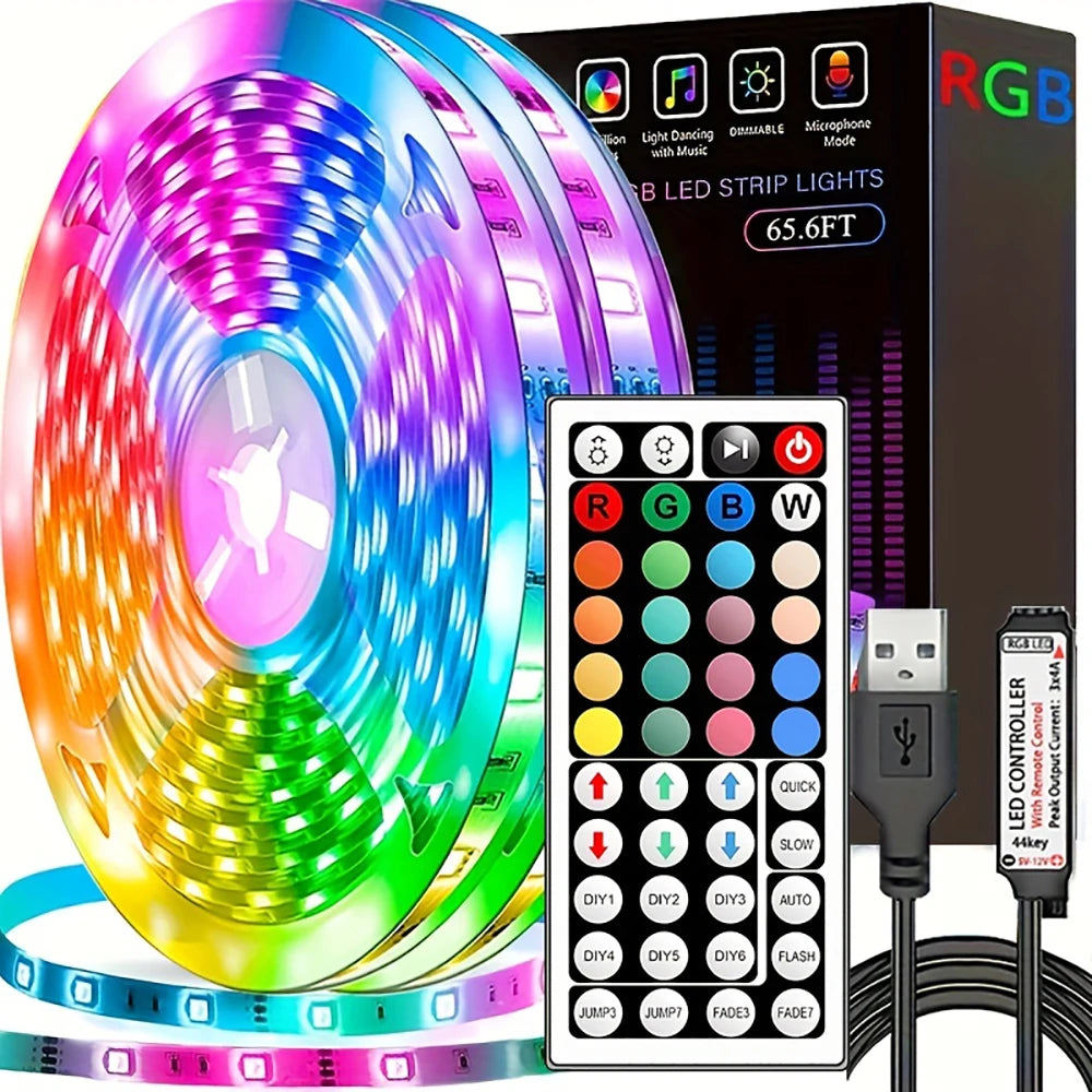 RGB LED Strip Light with Remote Control