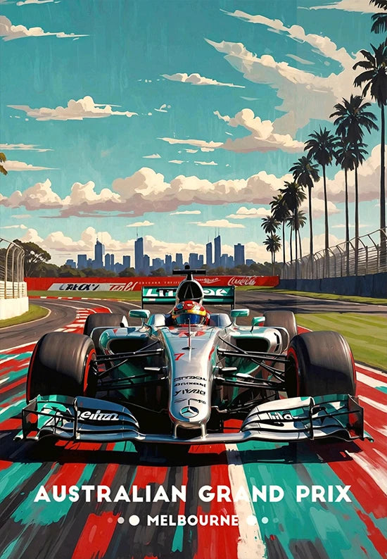 Iconic Racing Car Wall Art Collection
