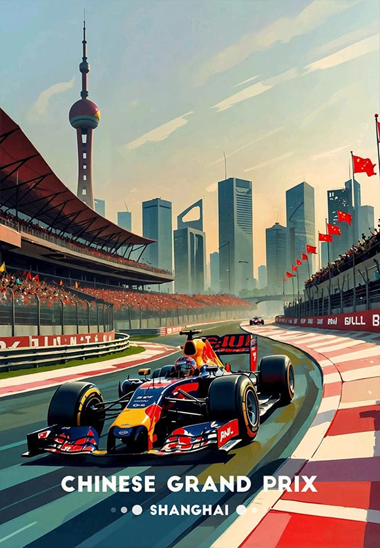 Iconic Racing Car Wall Art Collection