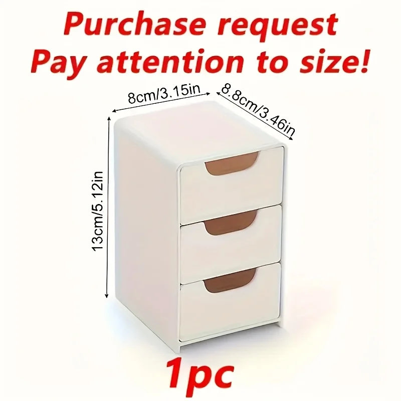 3-Tier Desktop Organizer with Drawers
