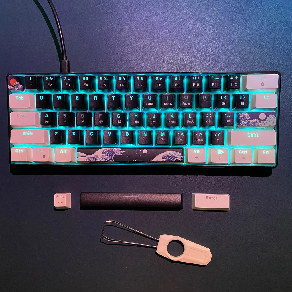 60% Compact Mechanical Gaming Keyboard – Blue Switch