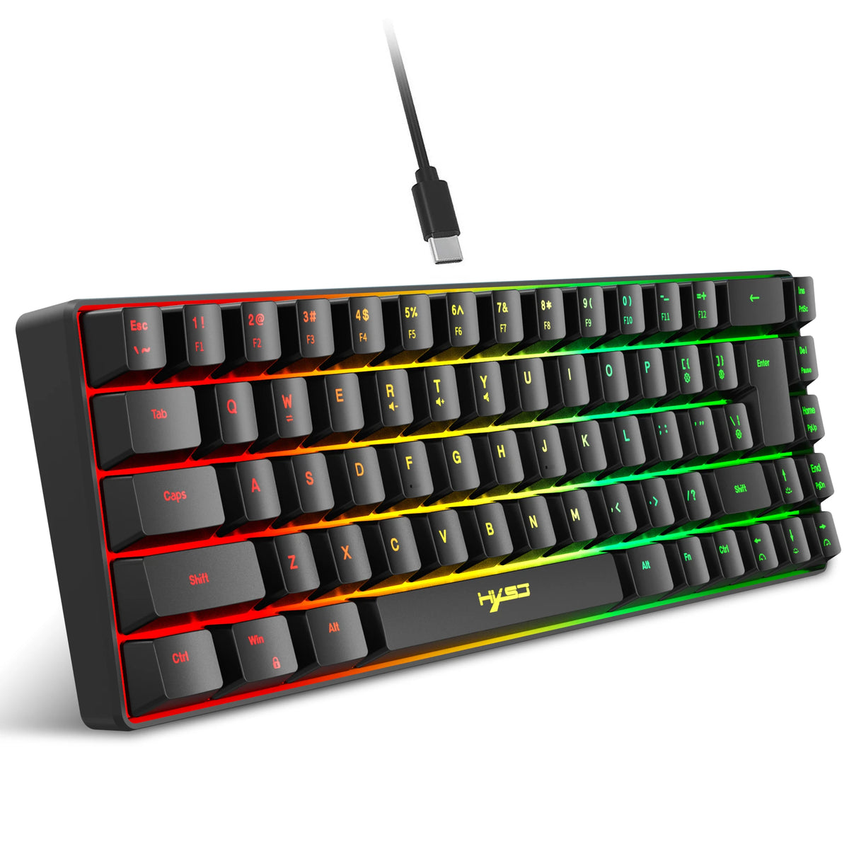 68-Key RGB Wired Gaming Keyboard