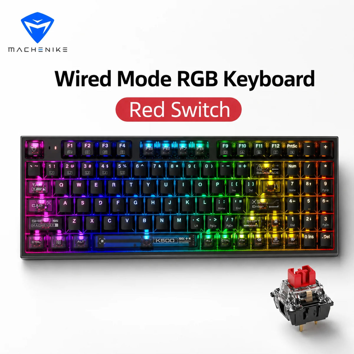 MACHENIKE K500-B94 RGB Mechanical Keyboard