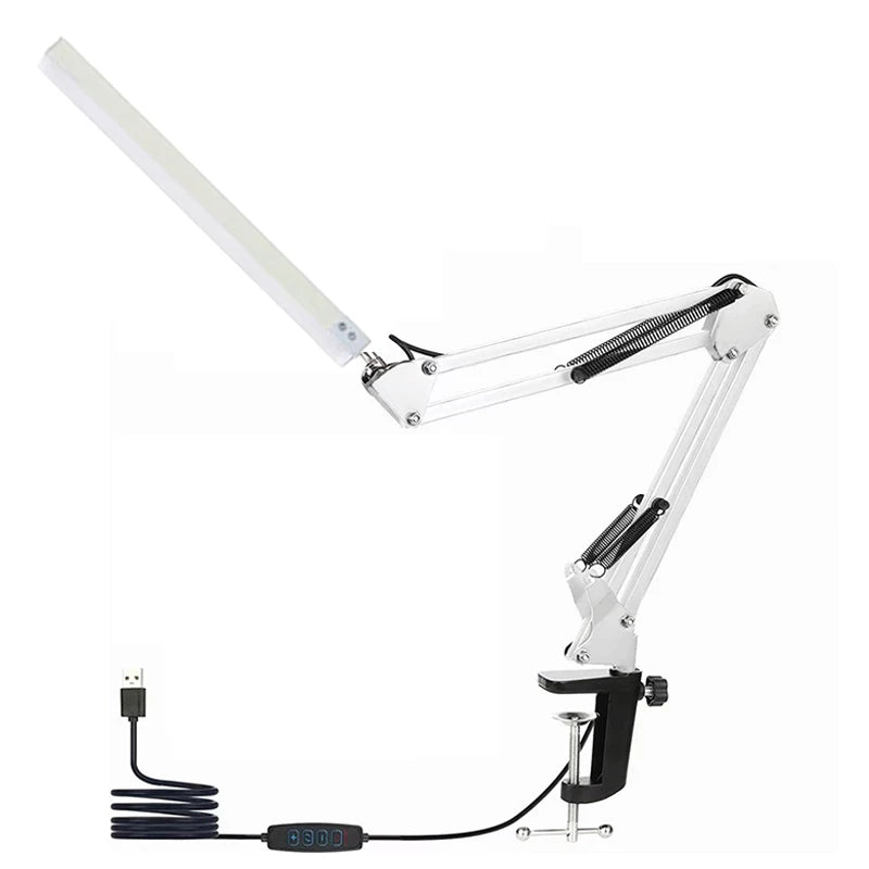 Adjustable LED Desk Lamp with Rocker Arm