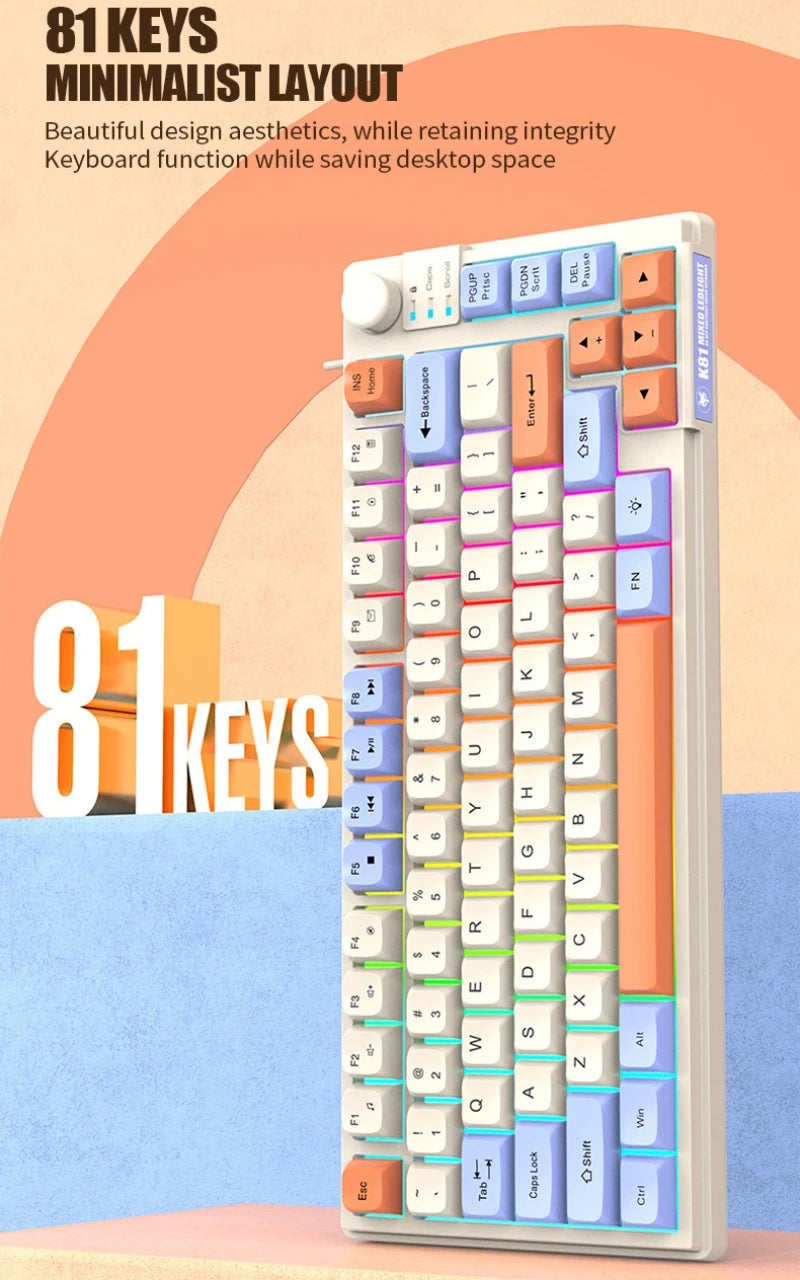 K81 81-Key RGB Gaming Keyboard