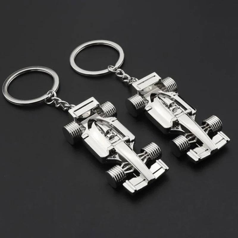 Mini Racing Car Keychain