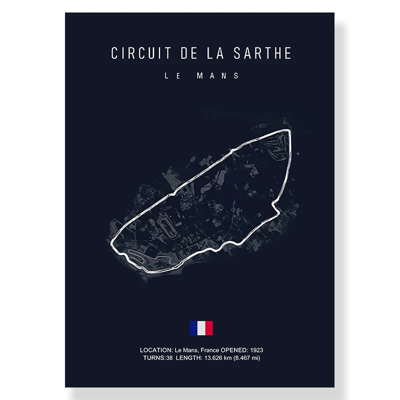 Imola & Monaco Circuit Wall Art Collection