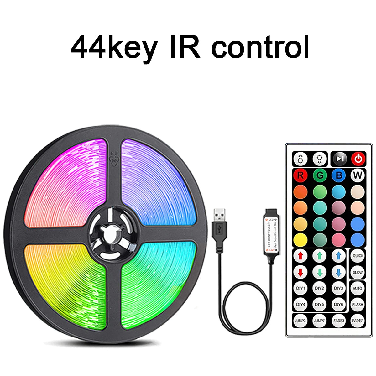 RGB LED Strip Light with Remote Control