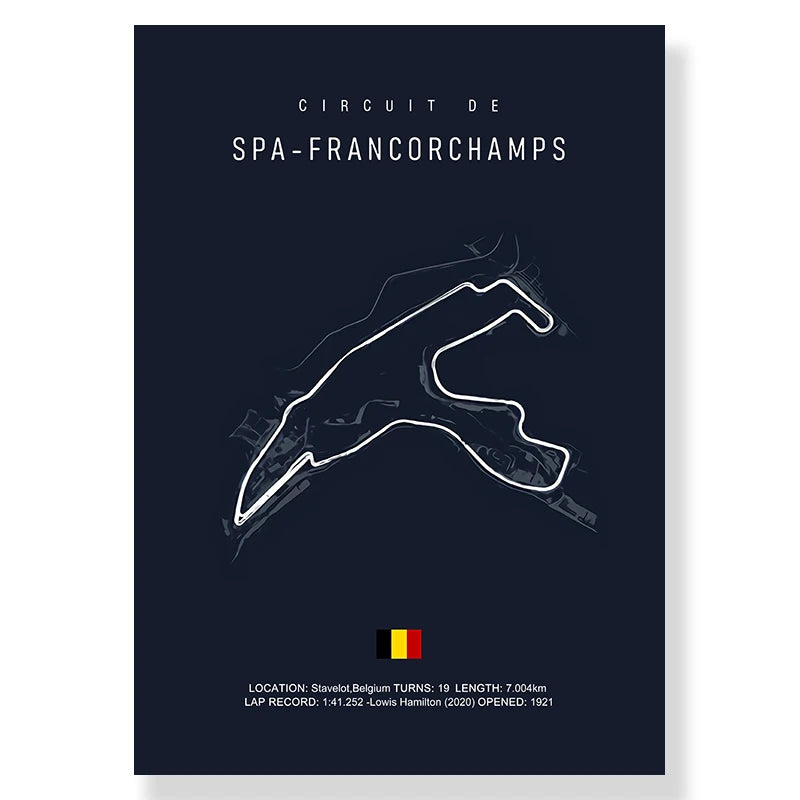 Imola & Monaco Circuit Wall Art Collection