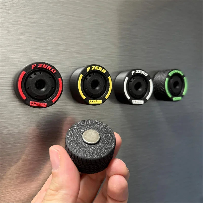 Racing Tyre Fridge Magnet Set – 5 Piece