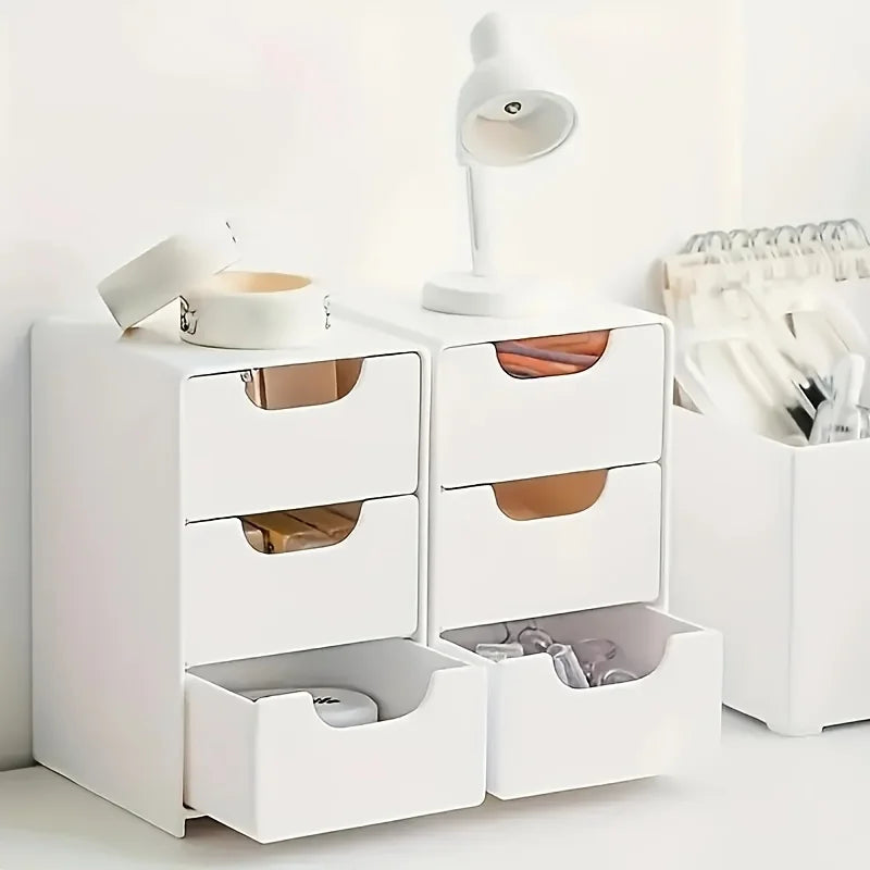 3-Tier Desktop Organizer with Drawers
