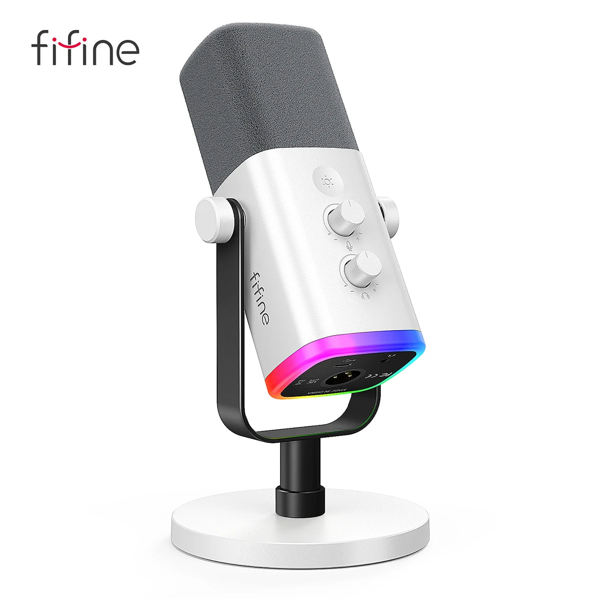 FIFINE AM8 RGB USB/XLR Dynamic Gaming Microphone