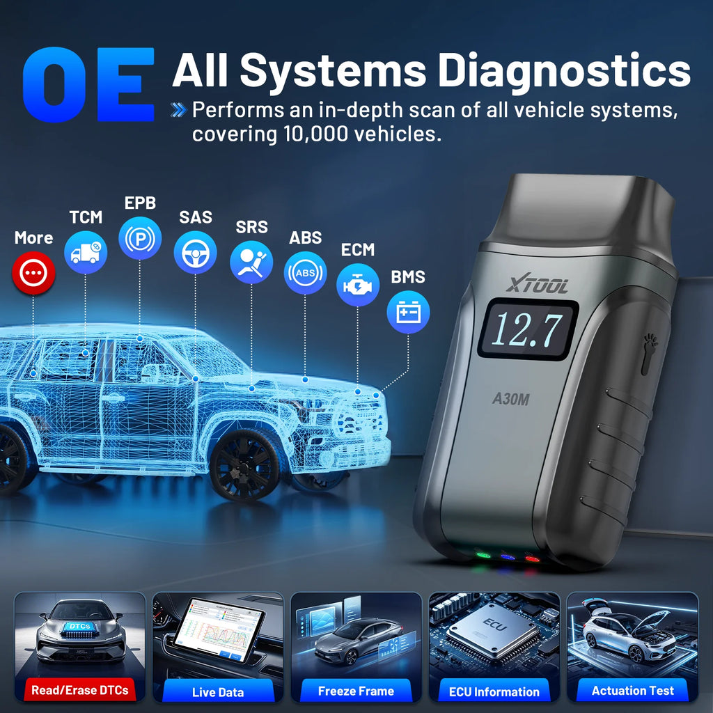 XTOOL Anyscan A30M Bluetooth OBD2 Scanner