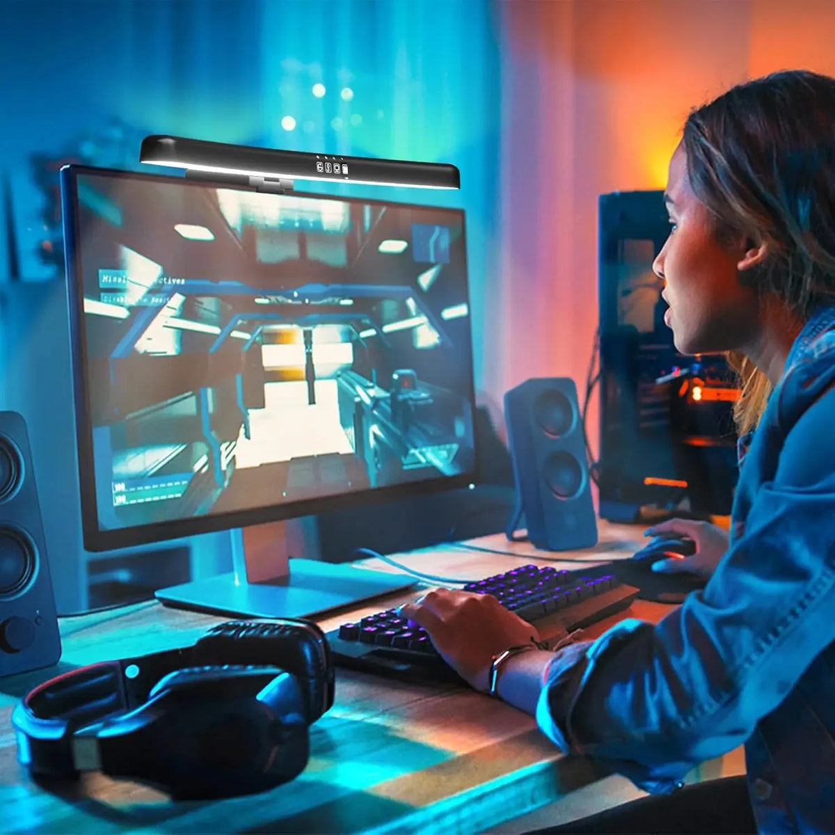 RGB Music-Rhythm Monitor Light Bar