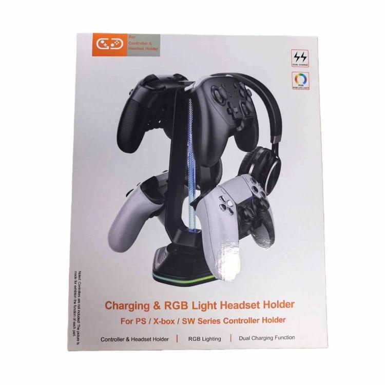 RGB Headset & Controller Charging Stand